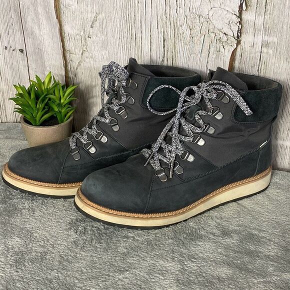 Toms Shoes - TOMS WOMEN'S MESA WATERPROOF LACE-UP ANKLE BOOTS Size 9